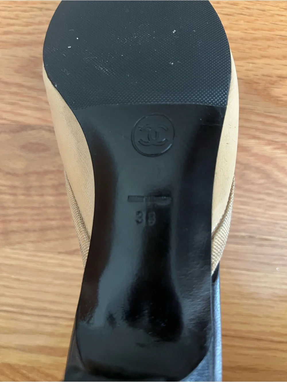 CHANEL slip mules